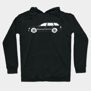 BMW E39 White Outline Hoodie